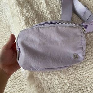 Lululemon fanny pack in lilac
